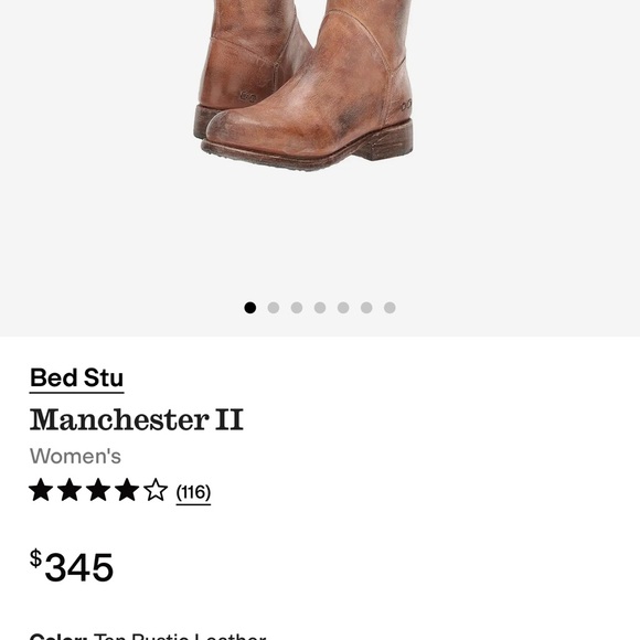 Bed Stu Manchester ll Distressed Lace-Back boots - Picture 5 of 13